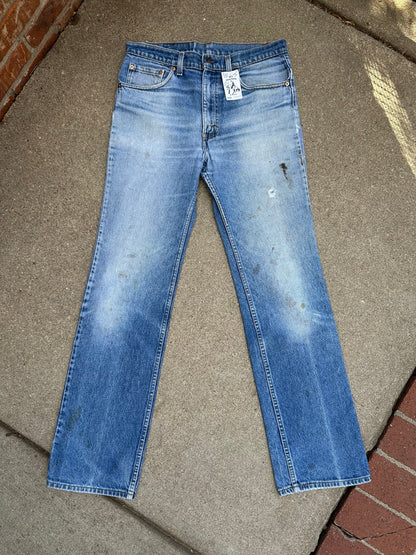 80’s Levi’s 517 Orange Tab Bootcut Denim Jeans USA (Men’s 32x33 / Women’s 30)