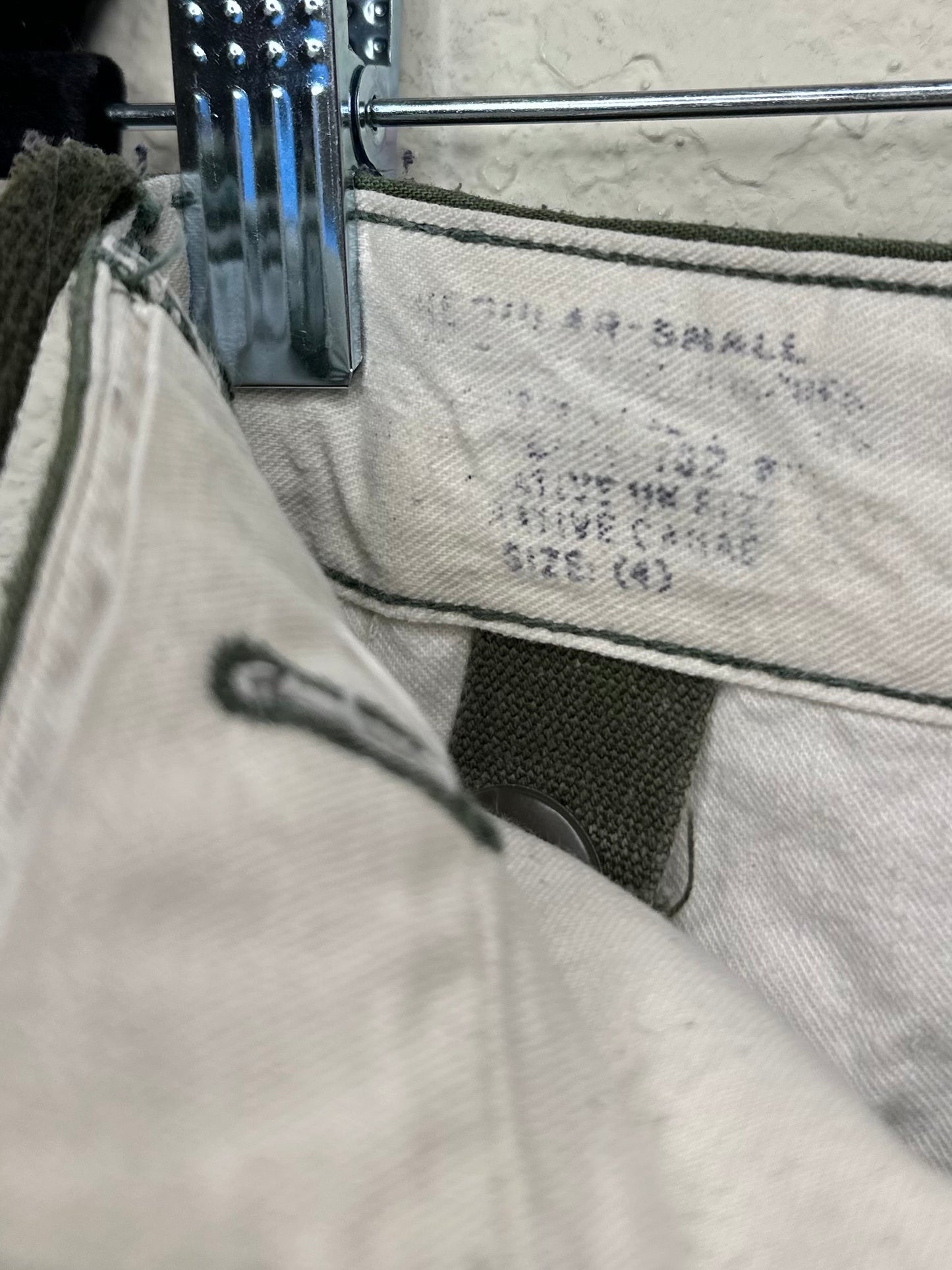 60’s Military M65 Cotton OG Cargo Field Pants (Unisex S)