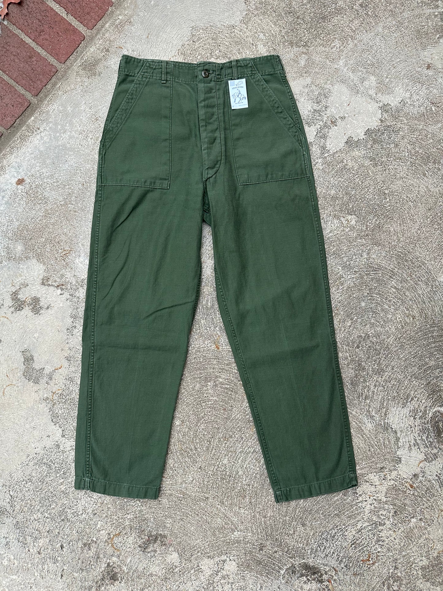 70’s US Military OG-107 Cotton Sateen Field Pants (Men’s 31x31)