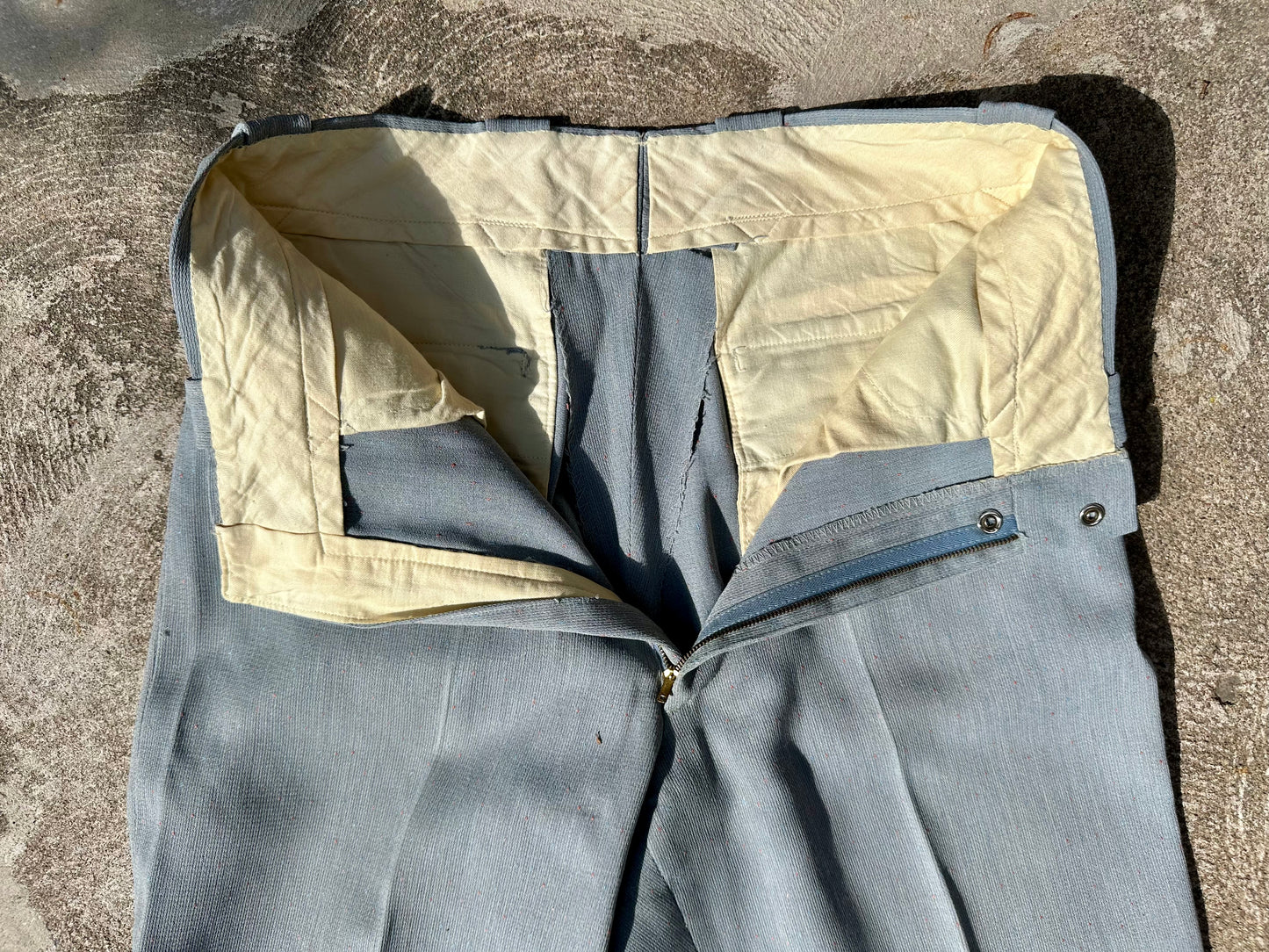 50’s Rockabilly Wool Gabardine Western Pants (Unisex 29)