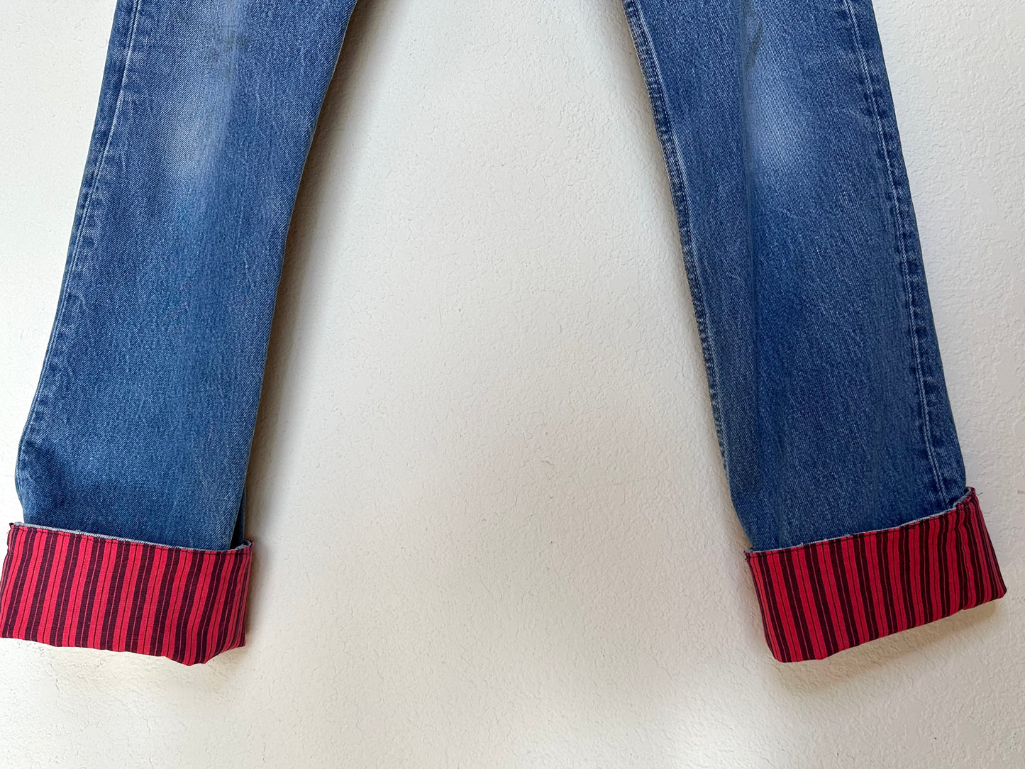 MCA Vintage Revival: 90’s Levi’s 501xx USA Jeans w/ Patchwork Hem Cuff (32x34 / Modern 8/10)