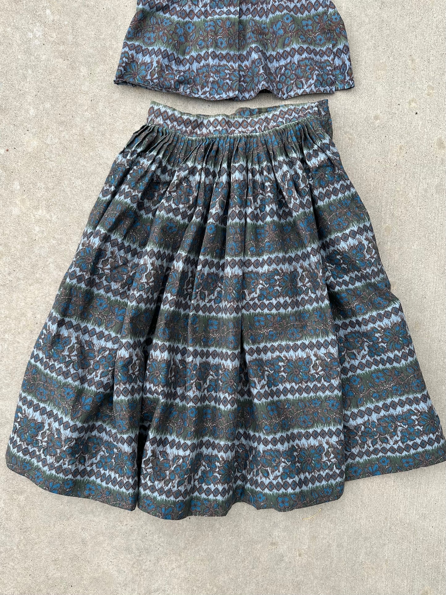 DROPPING SUNDAY: 50’s Handmade Skirt & Top (XS)