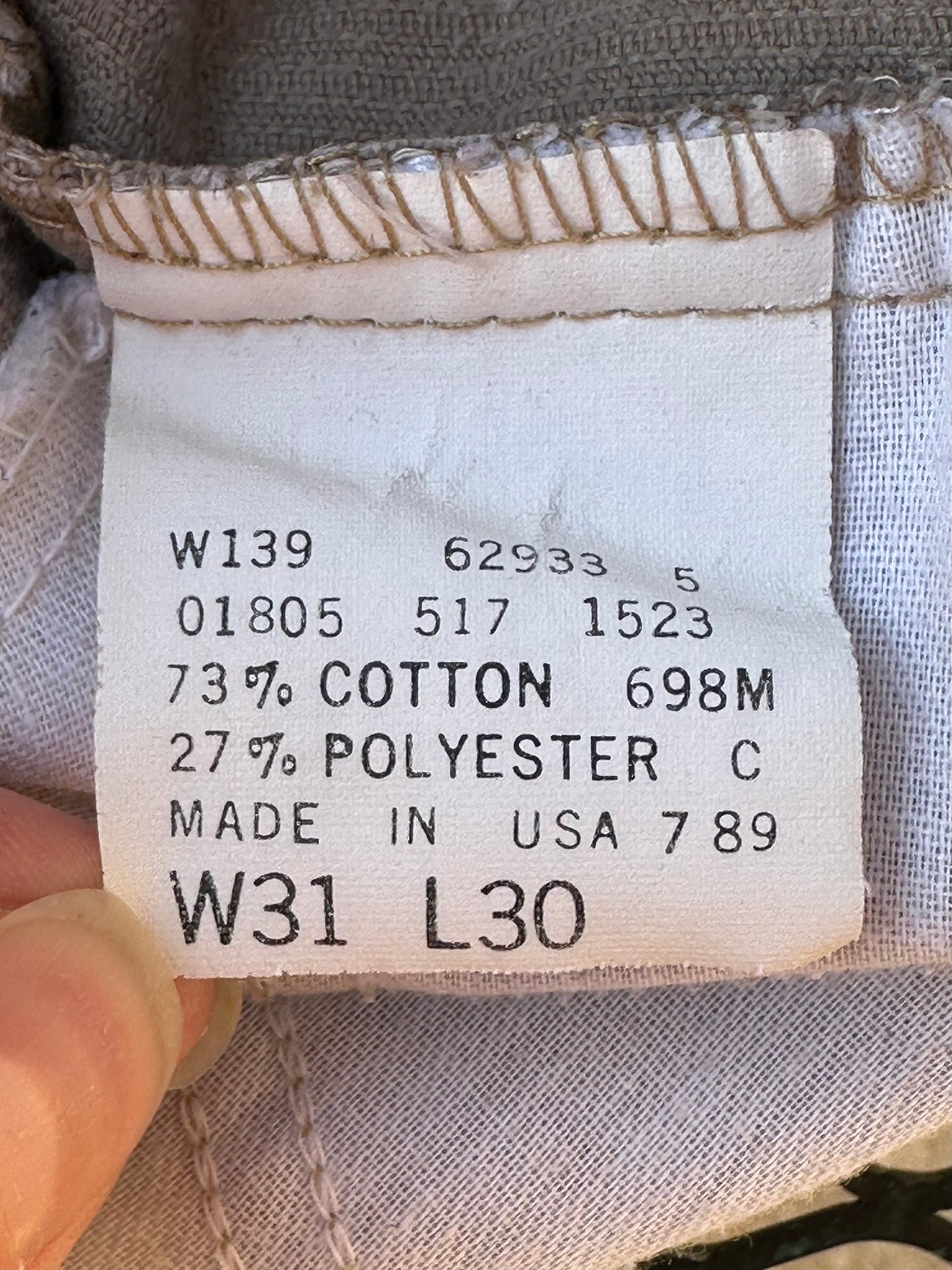 80’s Levi’s 517 White Tab Boot Cut Corduroy Pants (29x27)