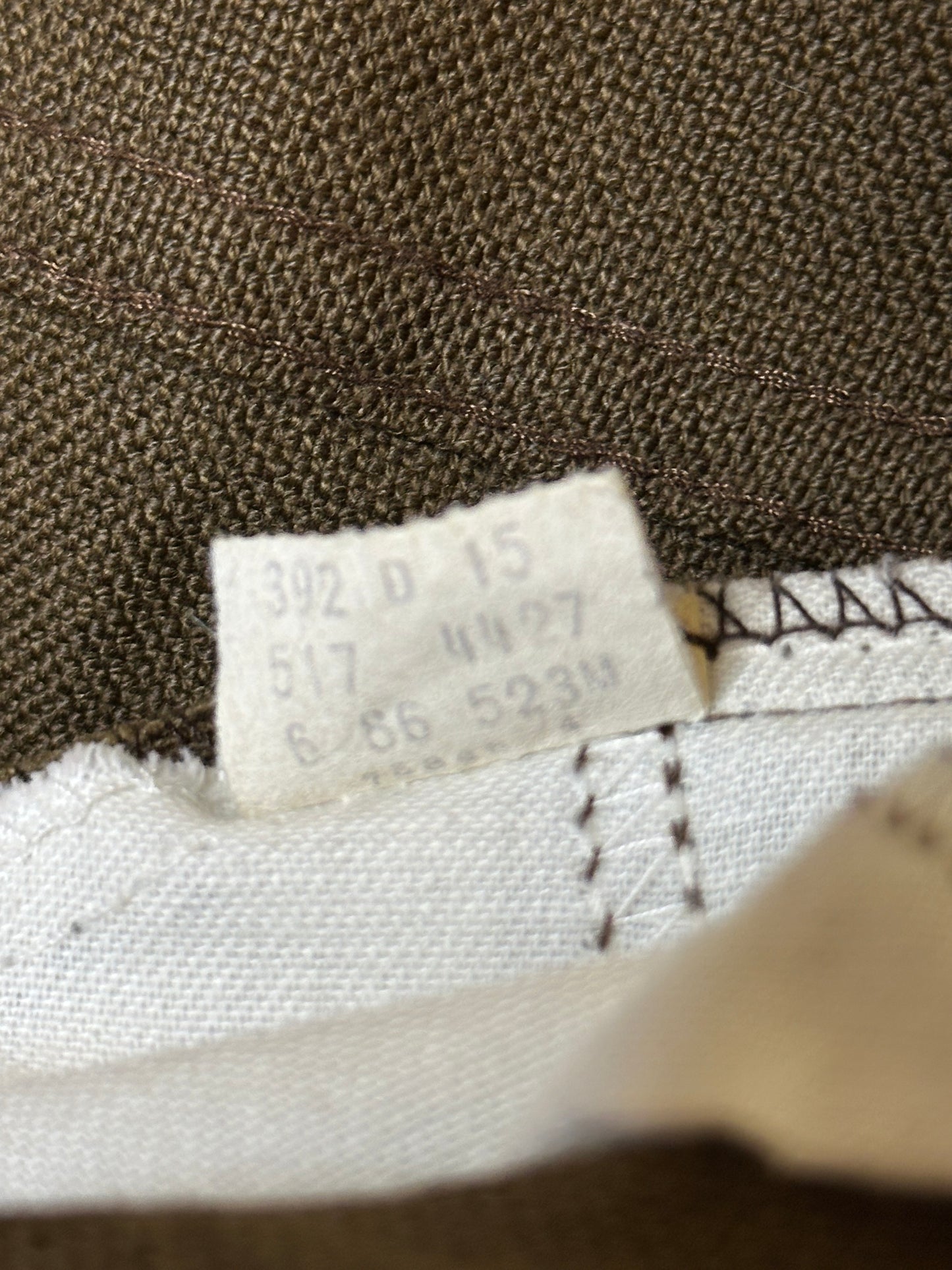 80’s Levi’s 517 Twill Brown Bootcut Pants (Men’s 34 / Women’s 32)