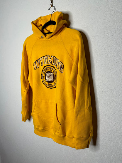 80’s Champion University of Wyoming Raglan Hoodie (Unisex L)