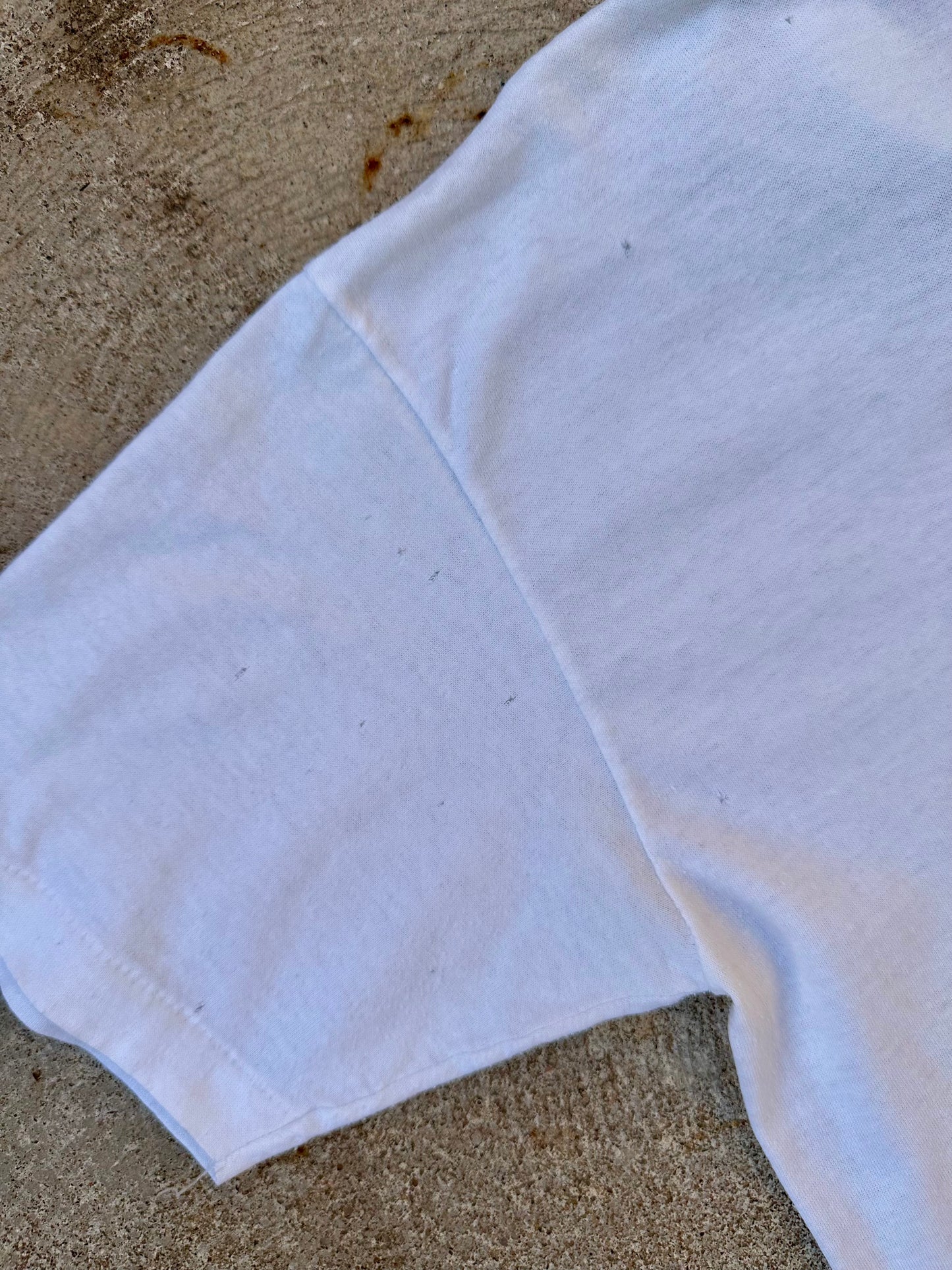 80’s Russell Montana State Fighting Bobcats Basketball Single Stitch Tee (Unisex  )