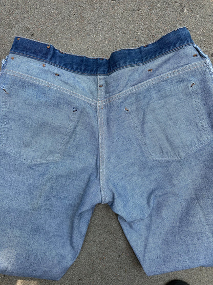 1960’s Ranchcraft Full Selvedge Western Jeans USA (33x31)