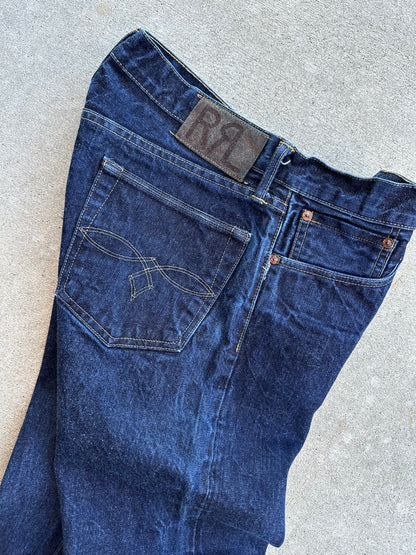 Double RL Japanese Woven Selvedge Denim Straight Leg Jeans
