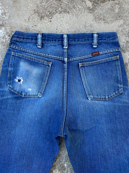 80’s-90’s Rustler Great Fades Distressed Crop Jeans (Men’s 31x27 / Women’s 30)