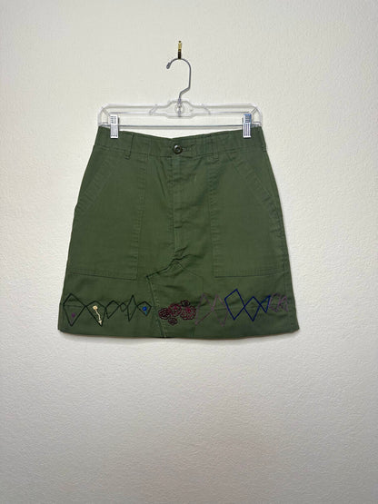 MCA Vintage Revival: Reworked 70’s OG-507 Military Skirt (from Field Pants)