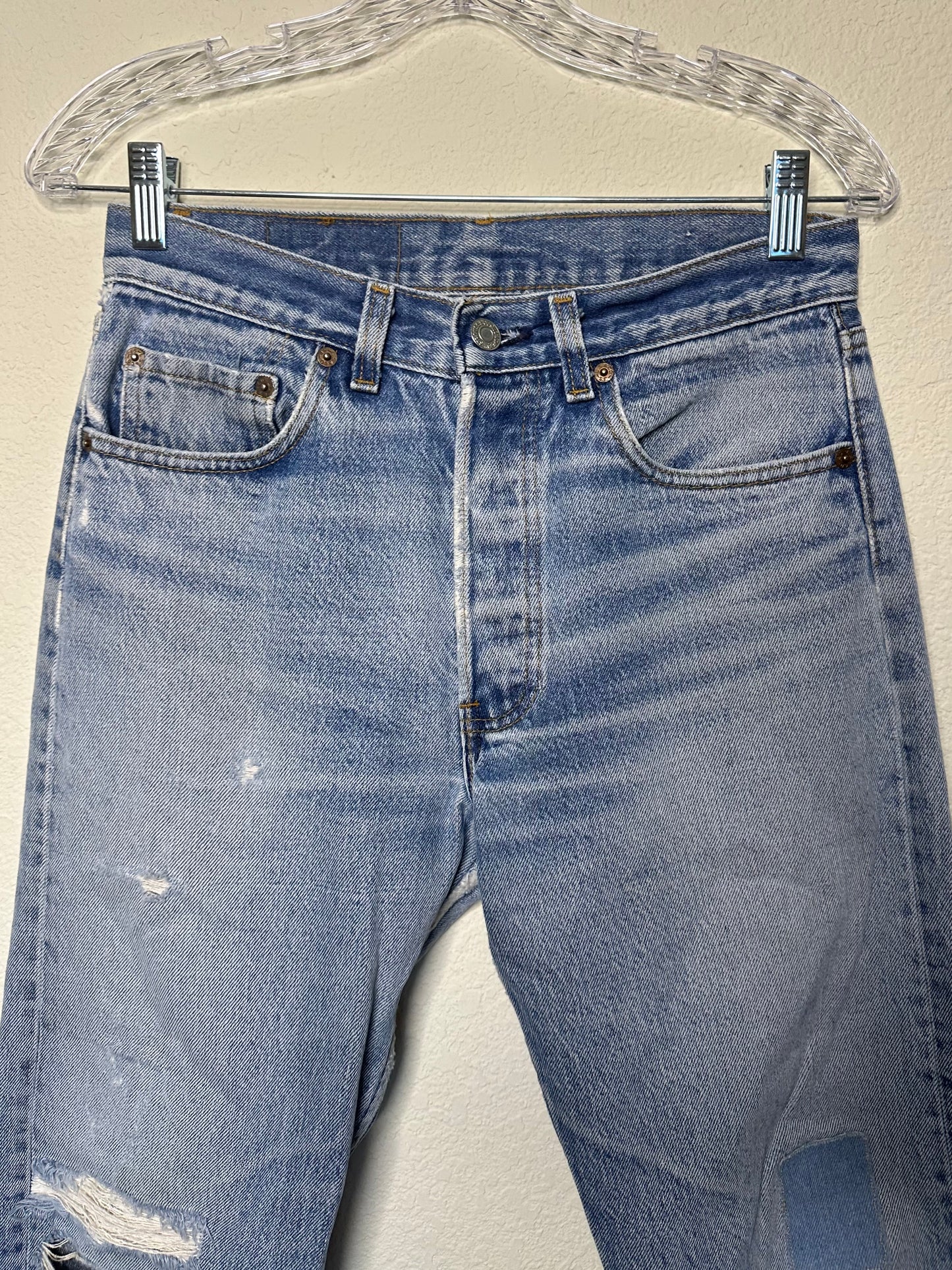 70s Levi’s 501 Distressed Grunge Jeans USA (28x31 / Modern 2/4)