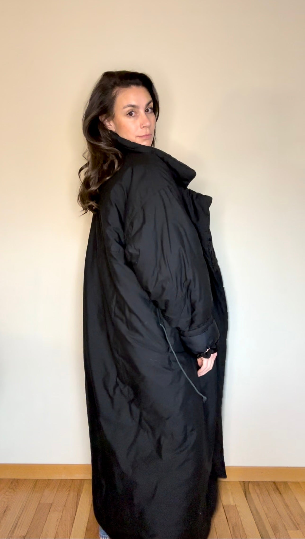 80's Iconic Norma Kamali Long Sleeping Bag Coat (O/S) – MCA