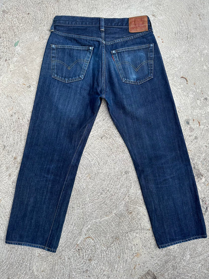 1947 LEVI’S LVC Big E 501XX Redline Selvedge Japanese Denim Jeans USA (30x31/Modern 28/29) Repro