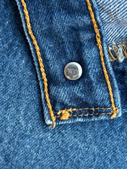 Y2K Levi’s 501xx STF Raw Dark Wash Denim Jeans (Men’s 34x30 / Women’s 32)