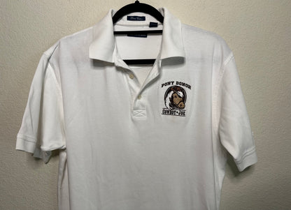 90’s Wyoming Cowboy Joe Club Embroidered Polo Shirt (Unisex M/L)