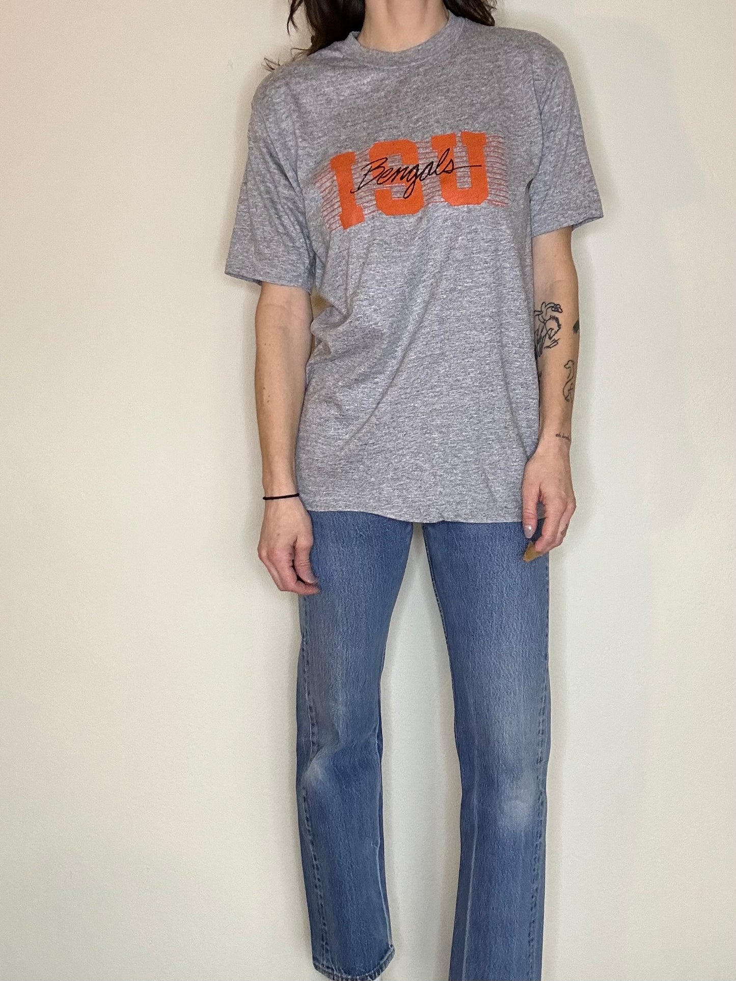 Rare 70’s Idaho State Bengals Single Stitch Tee (Unisex L)