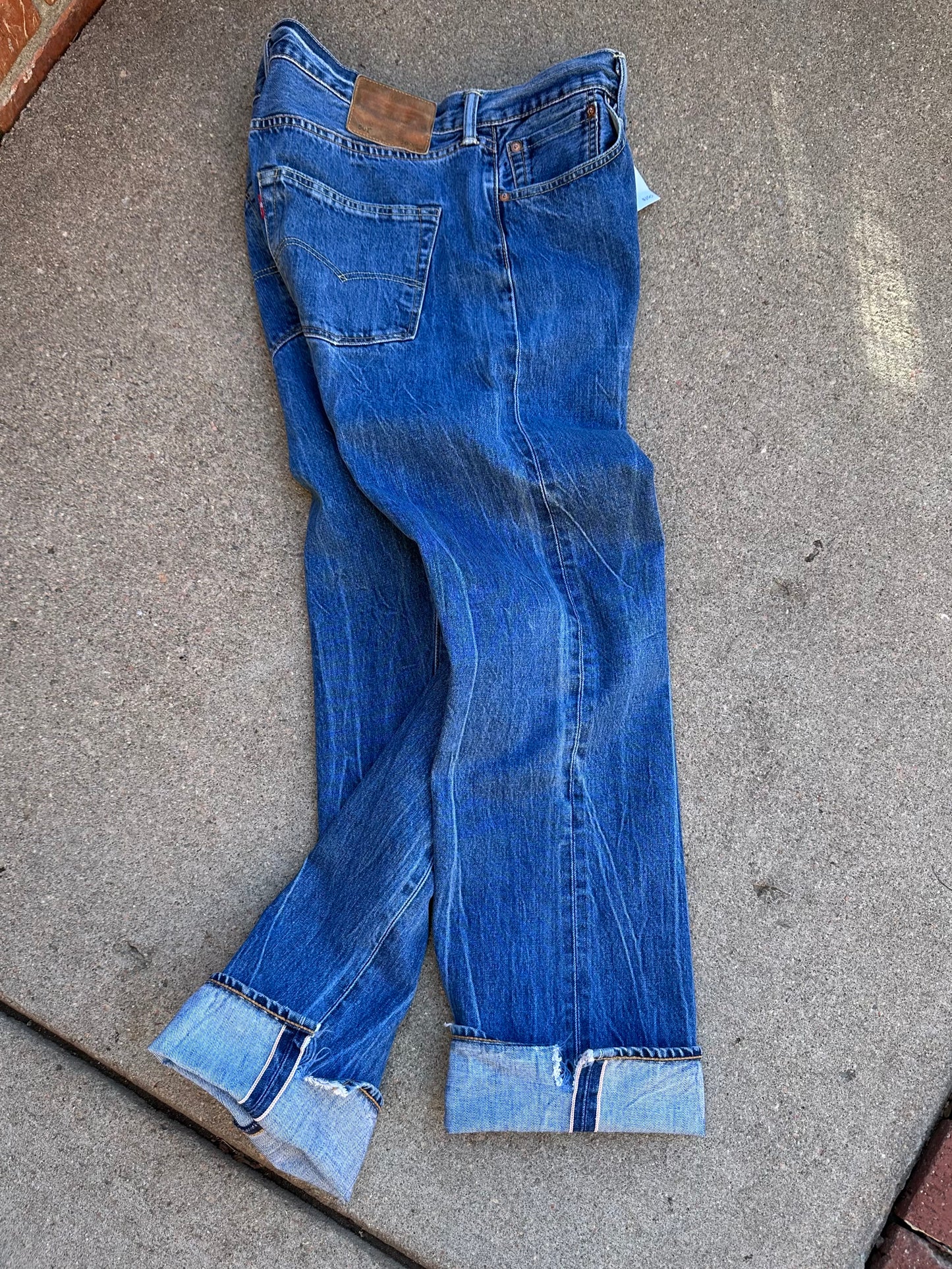 Levi’s 501 Redline Selvedge White Oak Cone Denim Repro USA Jeans (Actual 36x33)