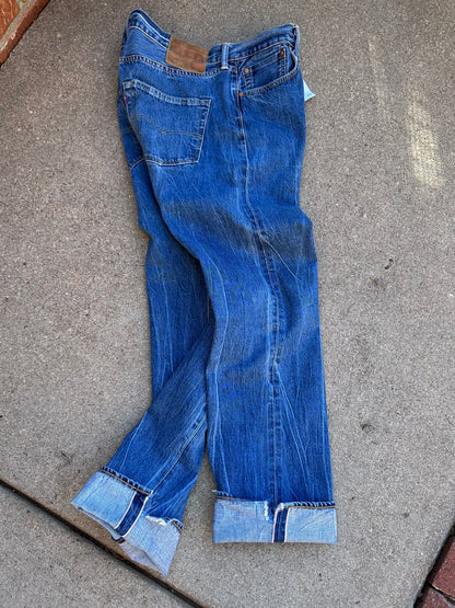 Levi’s 501 Redline Selvedge White Oak Cone Denim Repro USA Jeans (Actual 36x33)