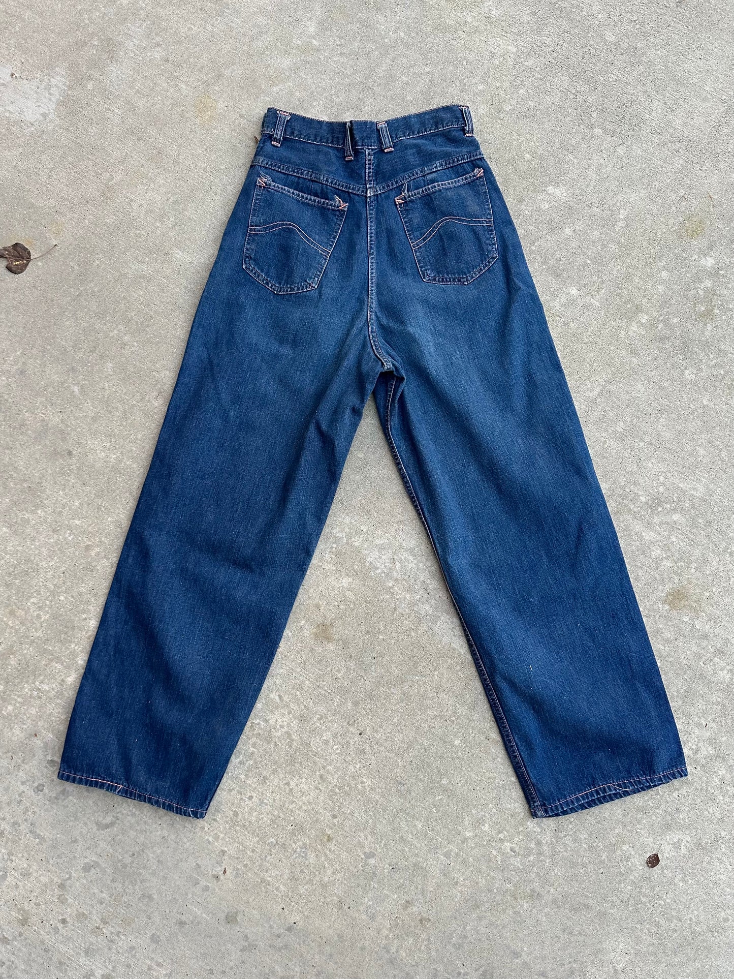 50’s LEE 101 Side Zip Shorthorn Hidden Selvedge Denim Pants (Women’s 25)