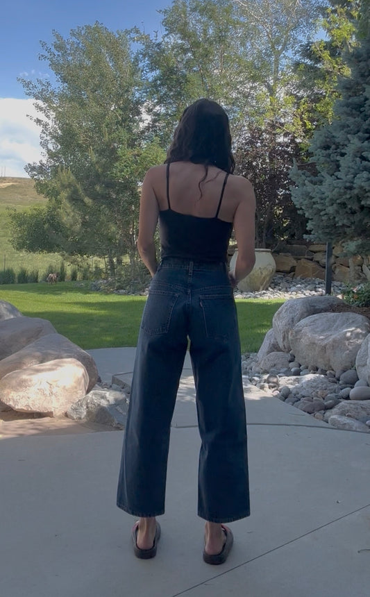 90’s Levi’s Silver Tab 351 Baggy Crop Women Jeans (27x27)