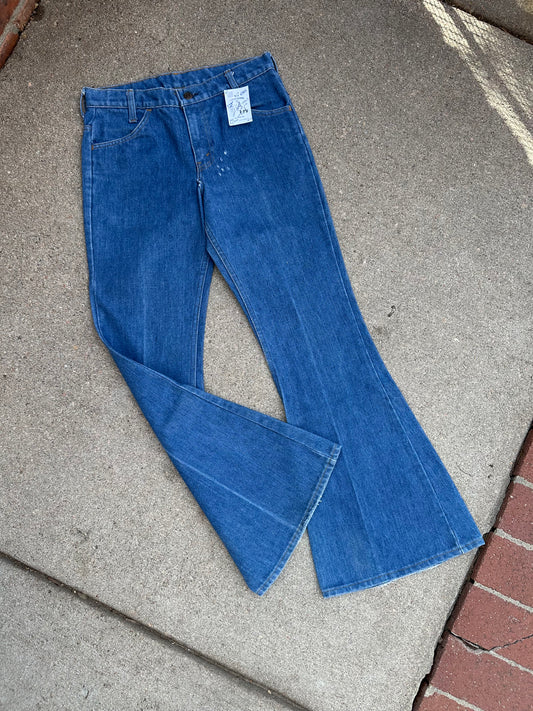 70’s Levi’s 784 Orange Tab Elephant Bell Bottom Denim Jeans USA (Women’s 26)