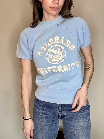 60’s RARE University of Colorado Raglan Sweatshirt (Women’s XS/S)