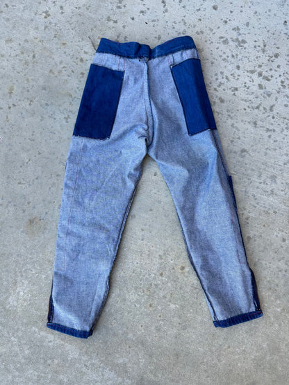 Rare 70’s Handmade Denim Motocross Racing Pants (34x30)