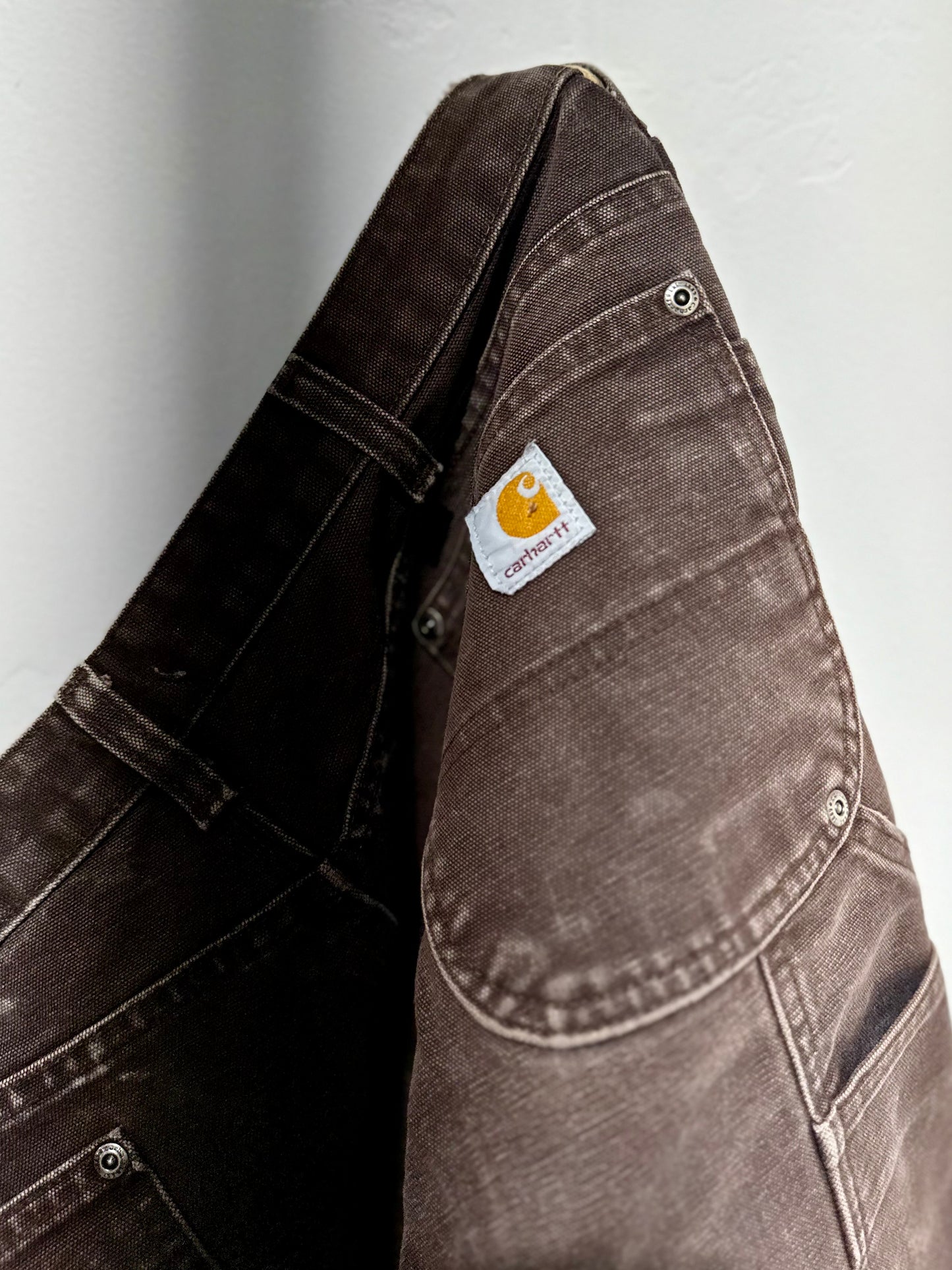 90’s Carhartt Double Knee Duck Carpenter Dungarees (34x34)
