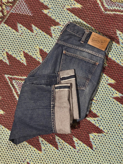 1960’s Ranchcraft Full Selvedge Western Jeans USA (33x31)
