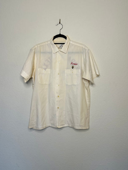 50’s Custom Standard of Texas Oil Chainstitch Pima Cotton Bowling Shirt (Unisex M)
