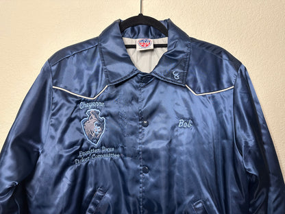 VERY RARE 90’s CFD Committee Satin Embroidered Western Bomber Jacket (Unisex M)