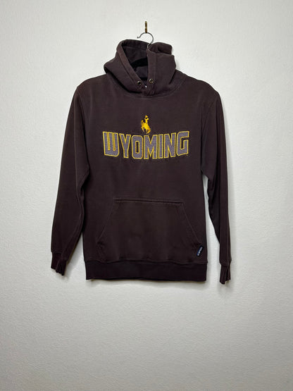 Wyoming Embroidered Block Letter Hoodie (Unisex S)