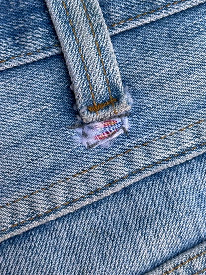 70’s Dickies Bootcut Patched Denim Twisted Seam Talon Jeans (Men’s 31x29/ Women’s 30)