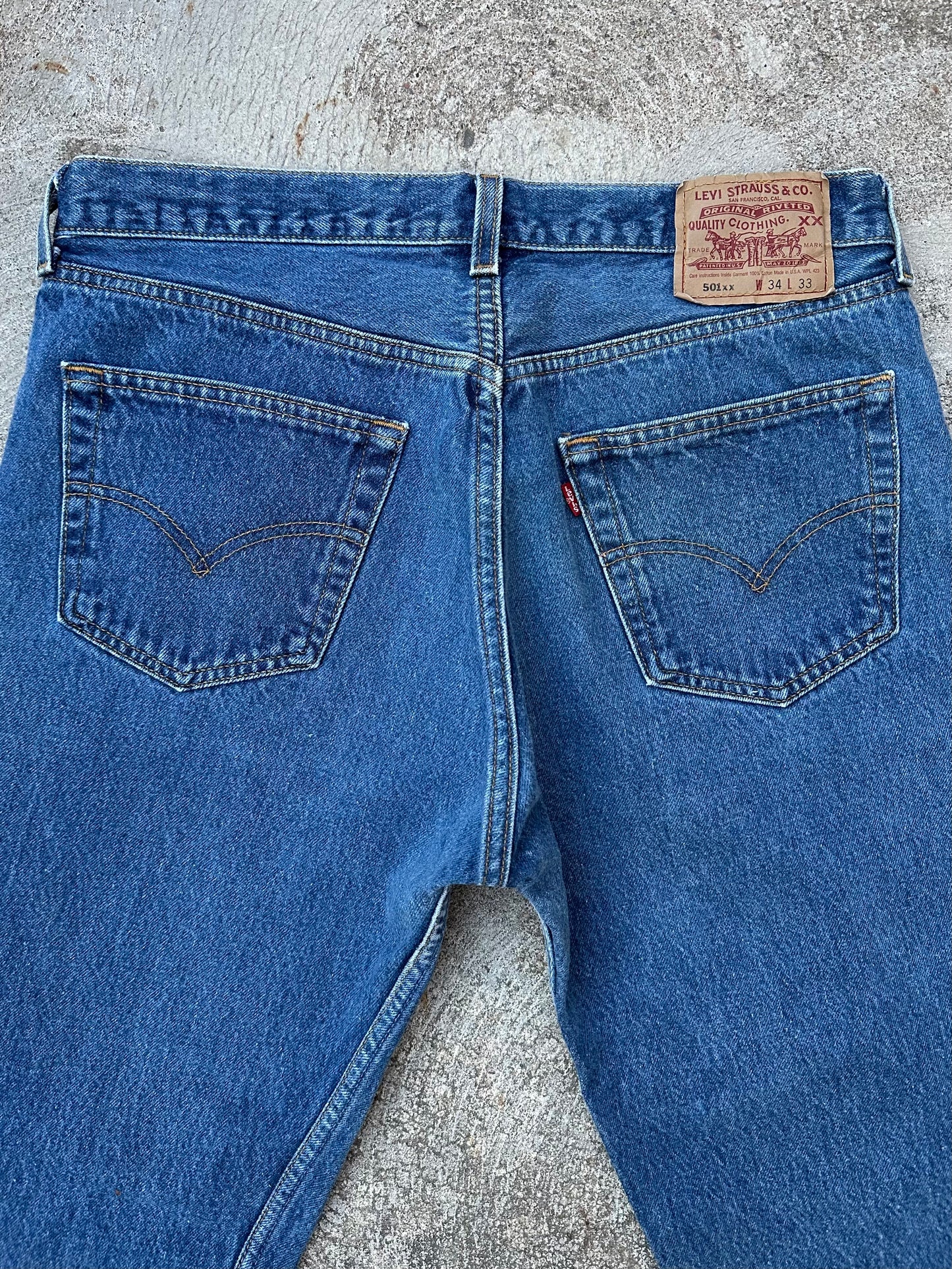 90’s Levi’s 501xx STF Denim Jeans USA (Men’s 32x30 / Women’s 30)