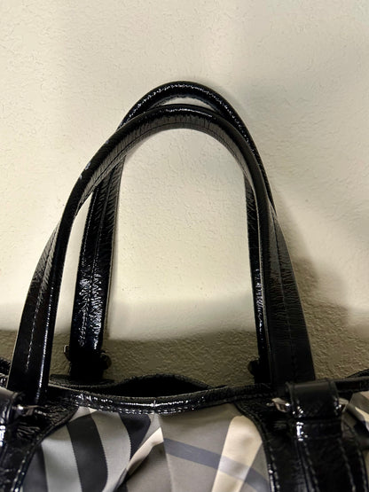 Y2K Burberry Beat Check Medium Tote Bag