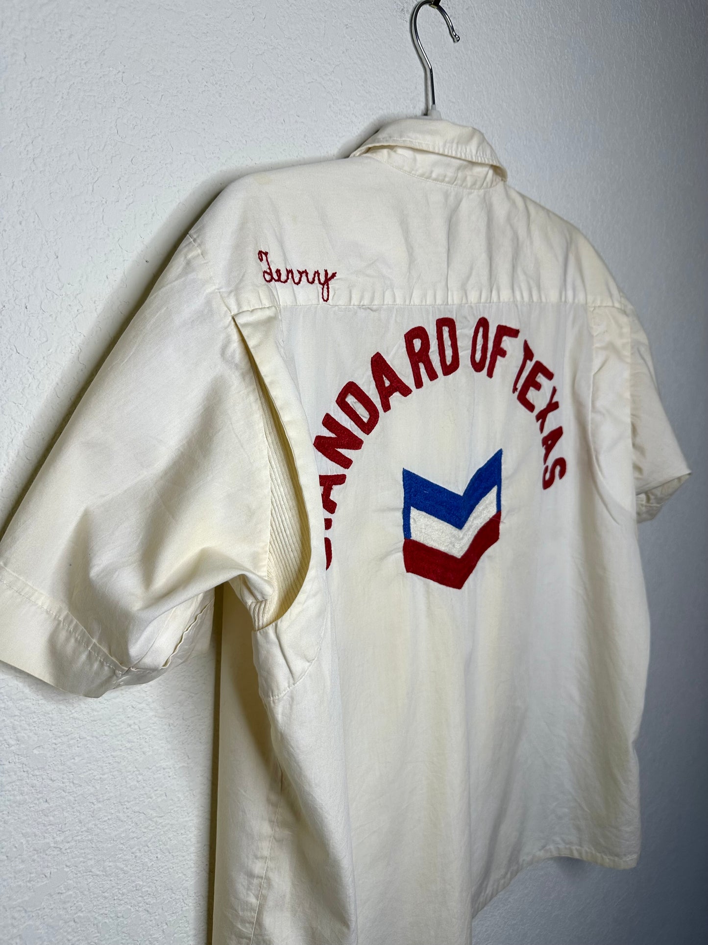 50’s Custom Standard of Texas Oil Chainstitch Pima Cotton Bowling Shirt (Unisex M)