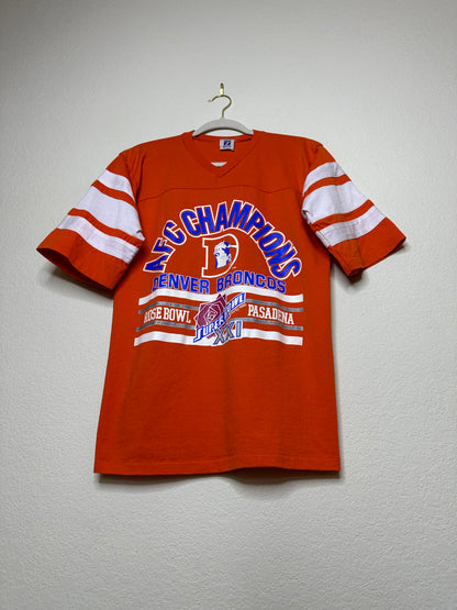 80’s Denver Broncos AFC Champions Jersey Tee (Unisex M)