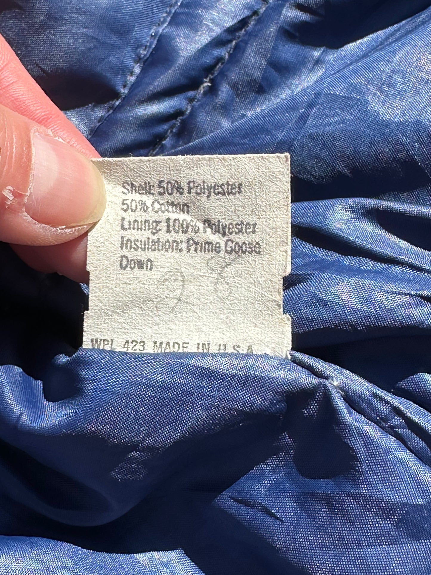 Rare 70’s Ski Levi’s Orange Tab Denim Goose Down Puffer Vest (Unisex M)