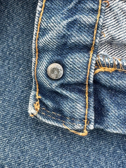 70’s Levi’s 517 Boot Cut #8 USA Jeans w/ Half Leg Fades (Men’s 28x33 / Women’s 26)