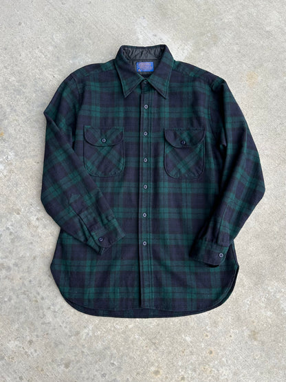 70’s Pendleton Classic Tartan Plaid Wool Shirt (Men’s L)