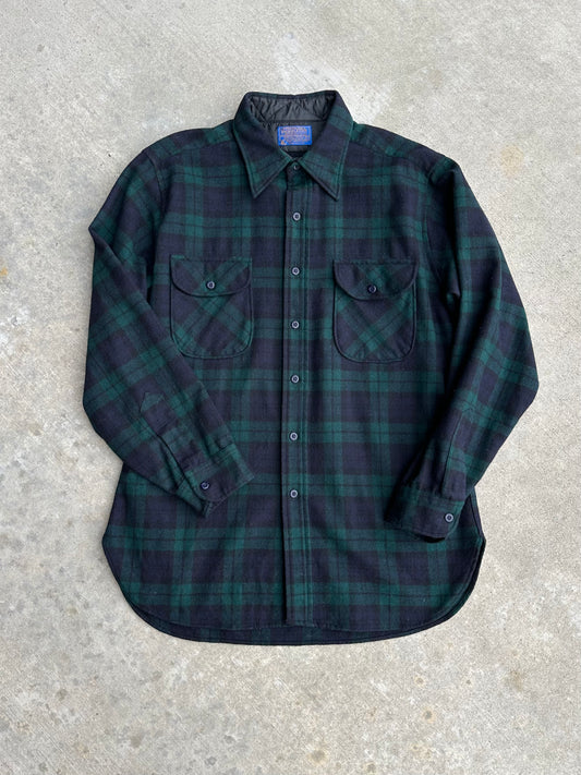 70’s Pendleton Classic Tartan Plaid Wool Shirt (Men’s L)