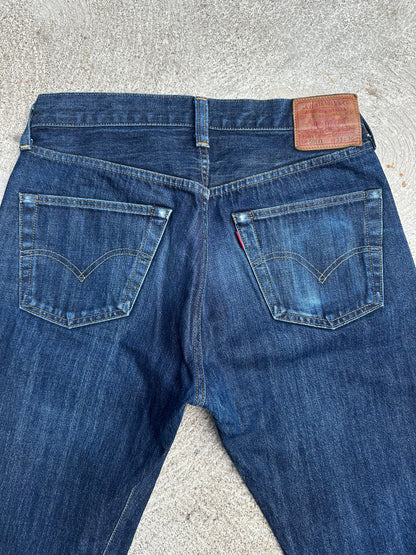 1947 LEVI’S LVC Big E 501XX Redline Selvedge Japanese Denim Jeans USA (30x31/Modern 28/29) Repro