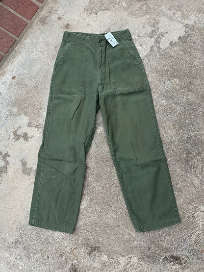 60’s US Military OG-107 Cotton Sateen Field Pants (27x28)