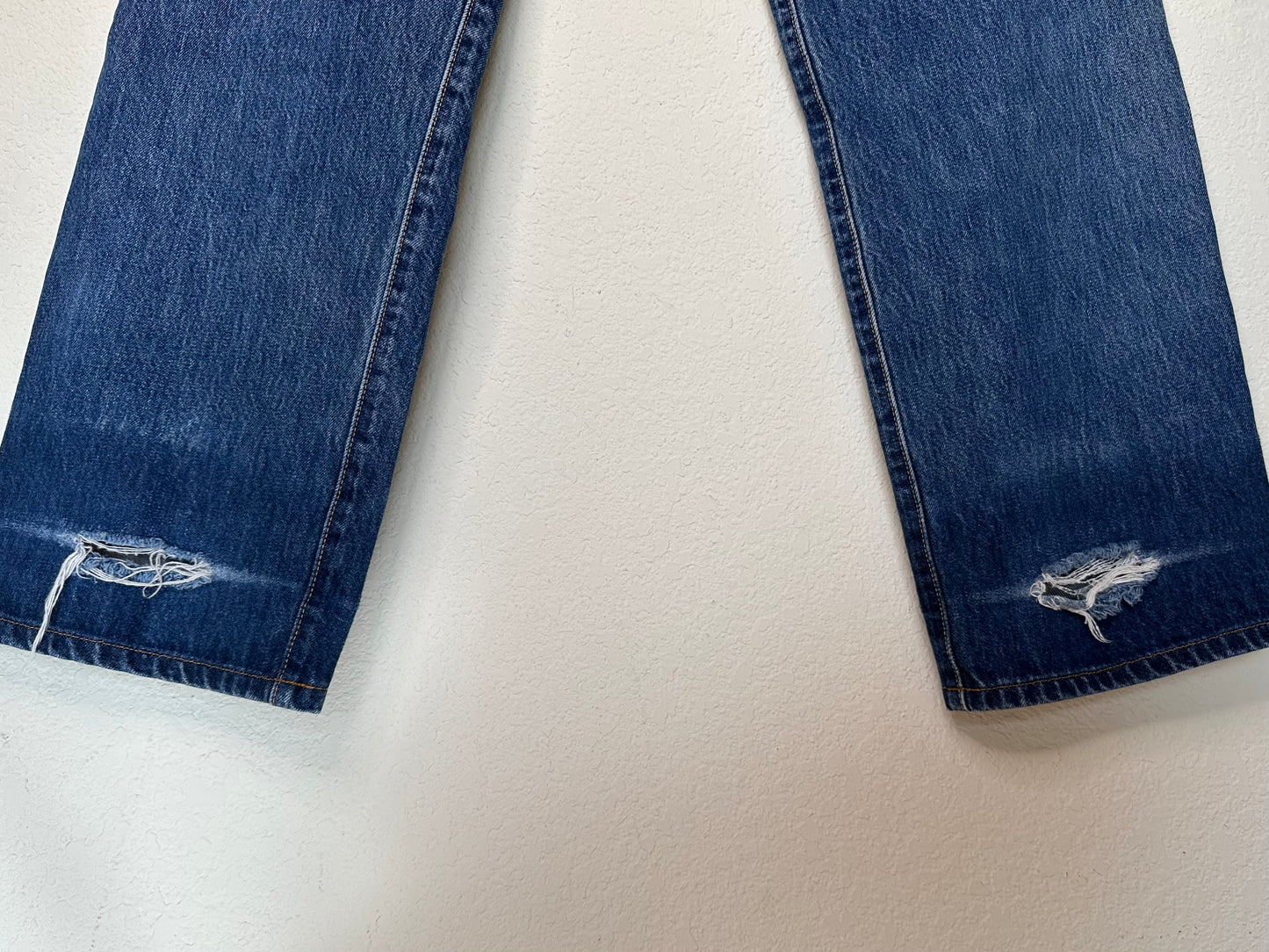 60’s Model - 90’s Vintage LEVI’S Big E 501 Redline Selvedge Jeans USA (33x31.5)