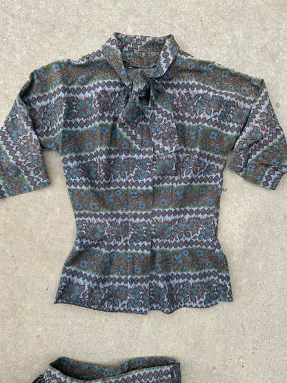 DROPPING SUNDAY: 50’s Handmade Skirt & Top (XS)