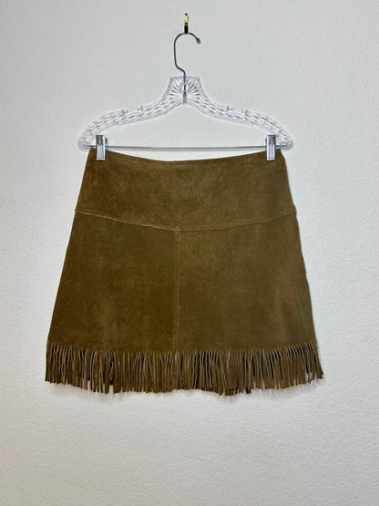 60’s Pioneer Wear Suede Fringe Western Wrap Skirt (M/L)