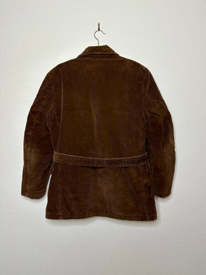 60’s Western Yoked Corduroy Norfolk Hunting Jacket (Unisex M/L)