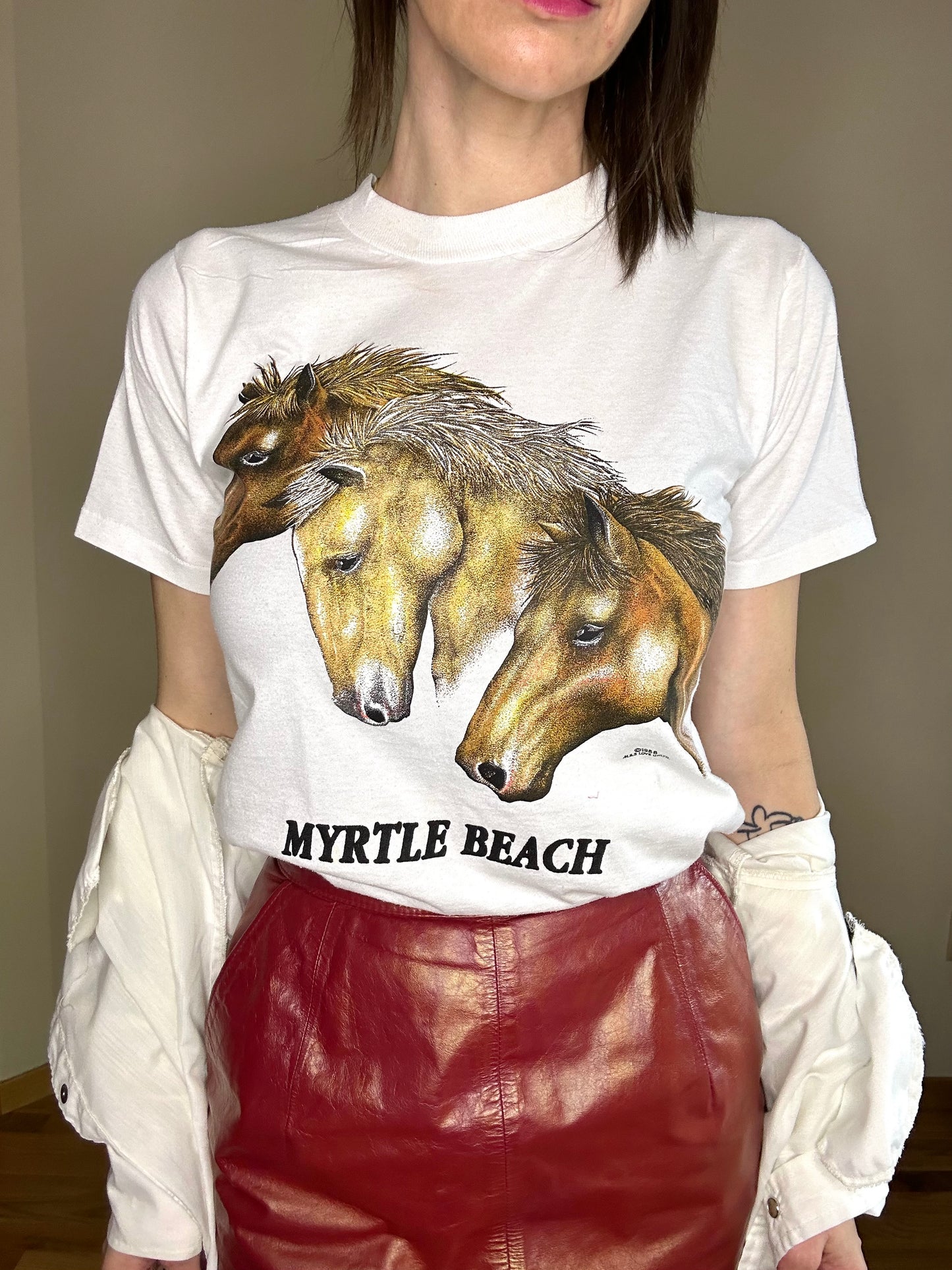 80’s Single Stitch Horses Myrtle Beach Single Stitch T-Shirt