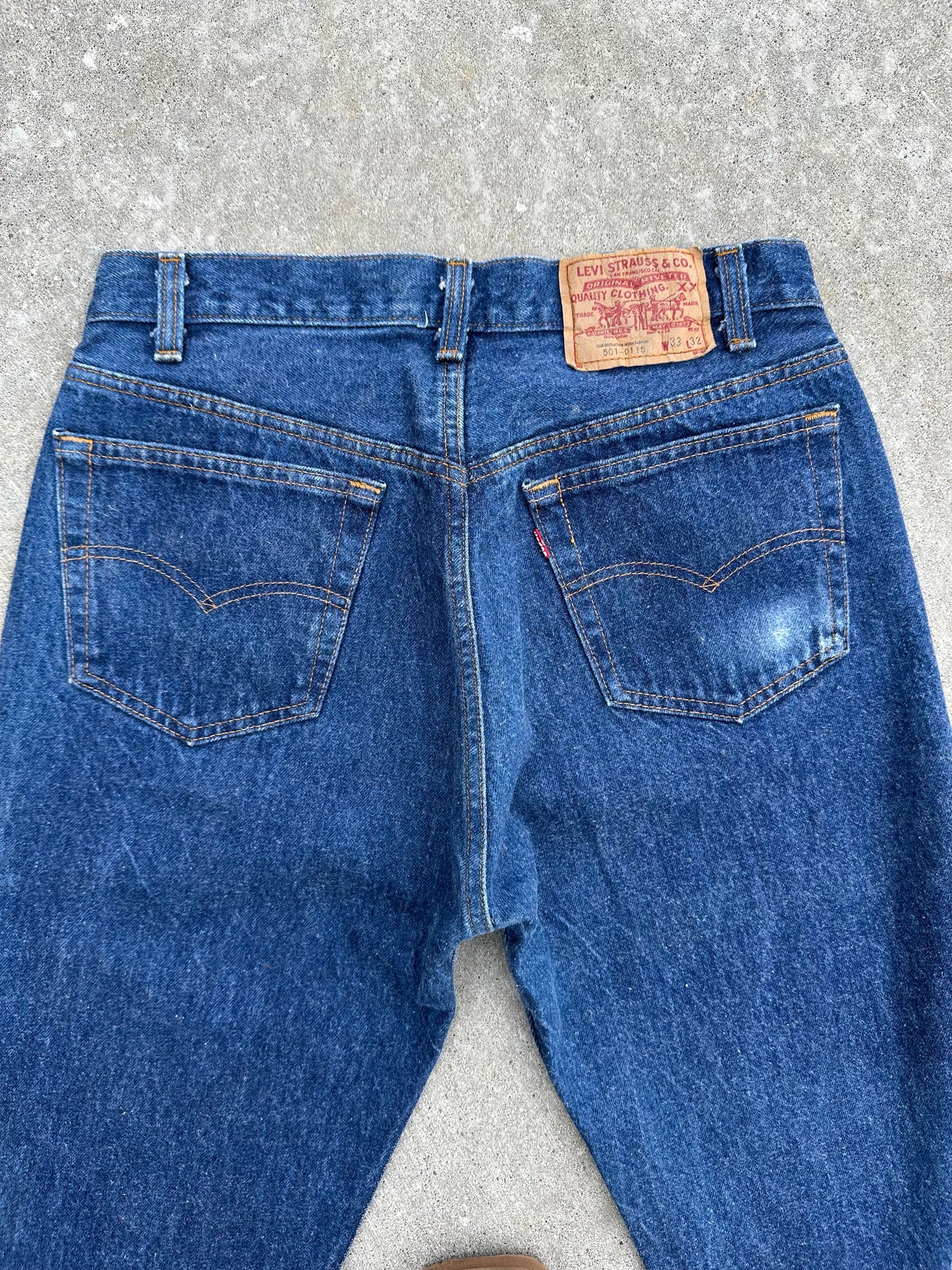 80’s Levi’s 501 Denim Jeans USA (Men’s 30x32 / Women’s 28/29)