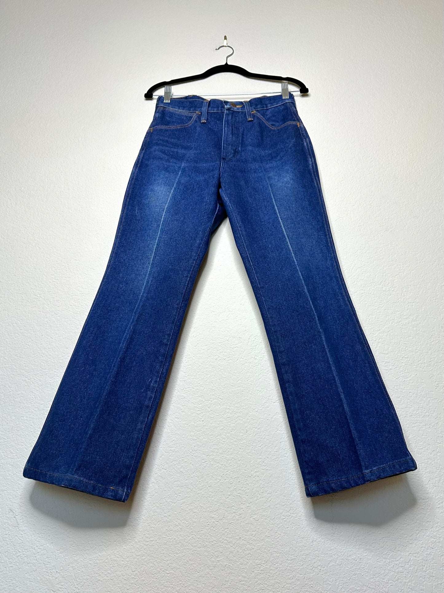 70’s Wrangler Indigo Crop Boot Flare Jeans (2/4)